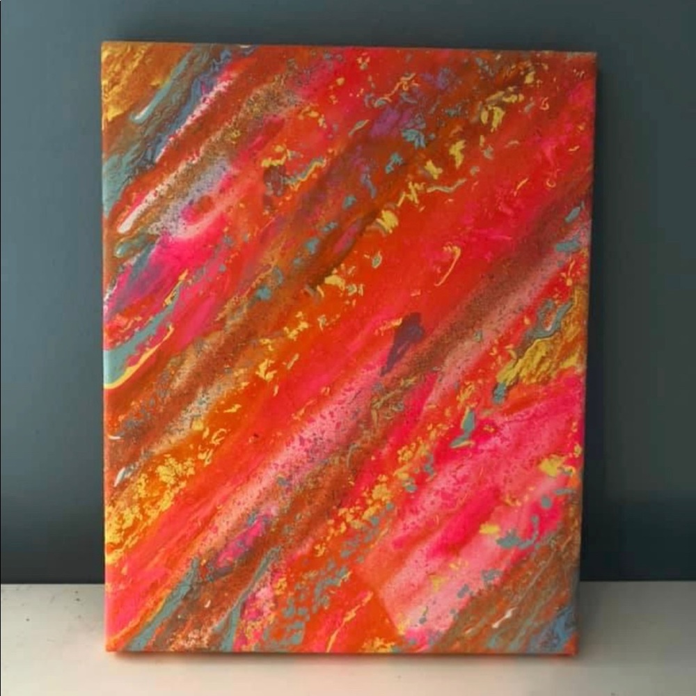 Hand painted canvas